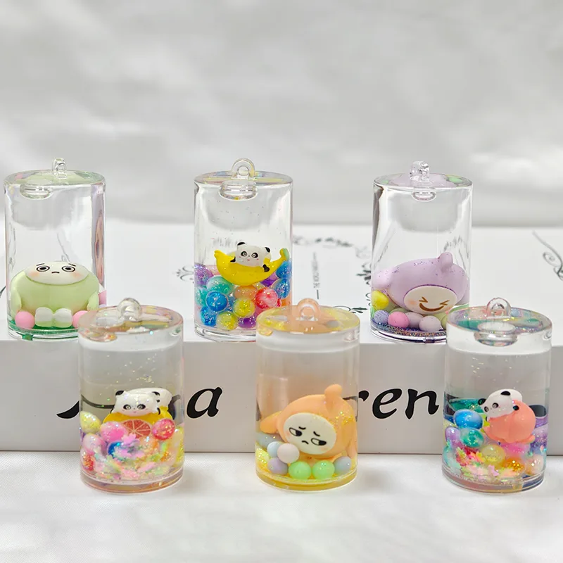 Móc khóa chất lỏng hình trụ