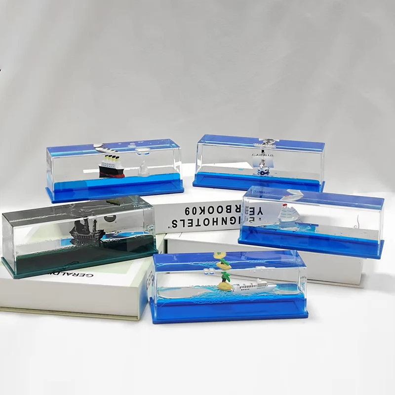 Rectangular Prism Liquid Desk Decoration Rectangular Prism Liquid Desk Decoration