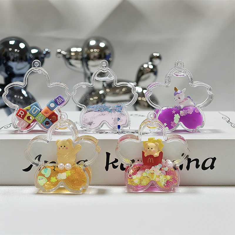 Cherry blossom Liquid Keychain Cherry blossom Liquid Keychain